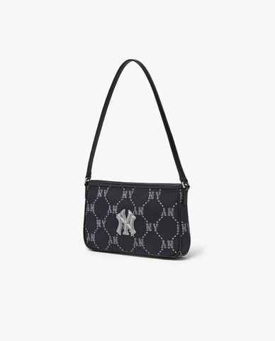  MLB - Túi đeo vai nữ Diamond Monogram Jacquard Mini 