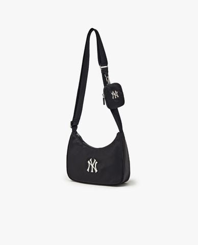  MLB - Túi đeo chéo unisex hình bán nguyệt Basic Sporty 