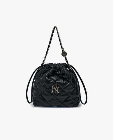  MLB - Túi rút dây nữ Basic Quilting PU Mini 
