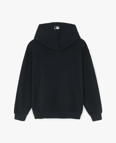  MLB - Áo hoodie unisex tay dài phối mũ Basic Small Logo 