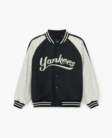  MLB - Áo khoác bóng chày unisex Cursive Varsity 