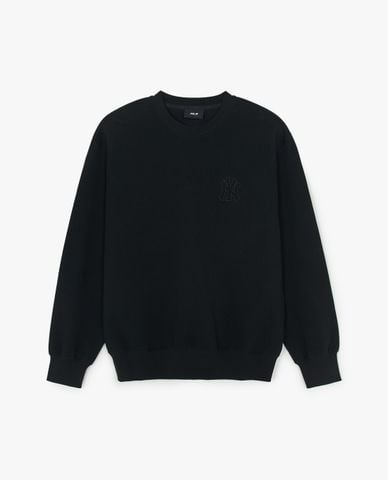  MLB - Áo sweatshirt nam cổ tròn Tonton Monogram Jacquard 