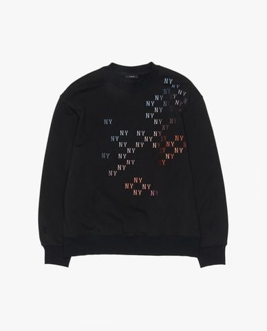  MLB - Áo sweatshirt unisex cổ tròn tay dài in logo 