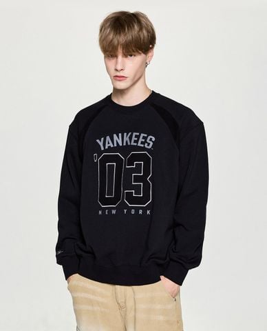  MLB - Áo sweatshirt unisex cổ tròn Varsity Sportive 