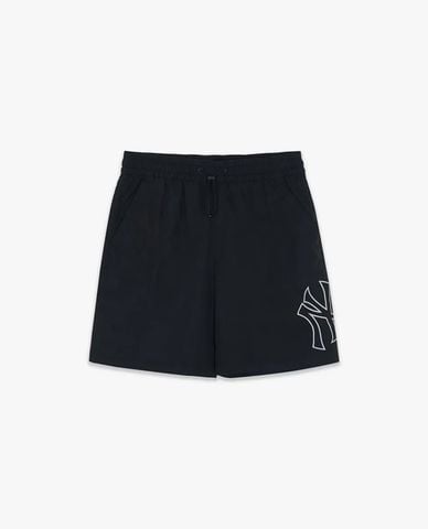  MLB - Quần short unisex ống rộng lưng thun 