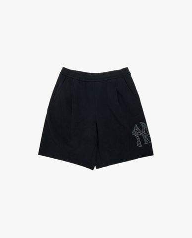  MLB - Quần short unisex ống rộng lưng thun 