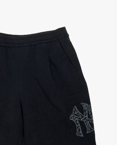  MLB - Quần short unisex ống rộng lưng thun 