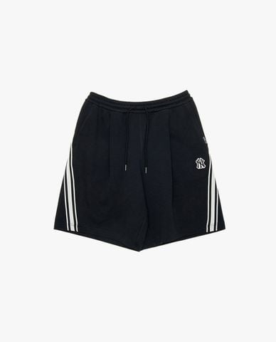  MLB - Quần short unisex ống rộng viền sọc 