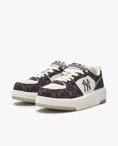  MLB - Giày sneakers unisex cổ thấp Chunky Liner Denim Monogram 