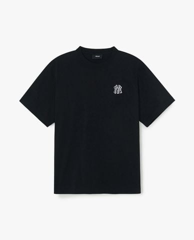  MLB - Áo thun unisex cổ tròn tay ngắn Varsity 