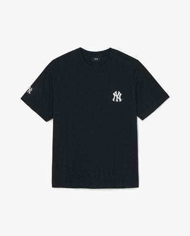  MLB - Áo thun unisex tay ngắn Basic Street Back Lettering 