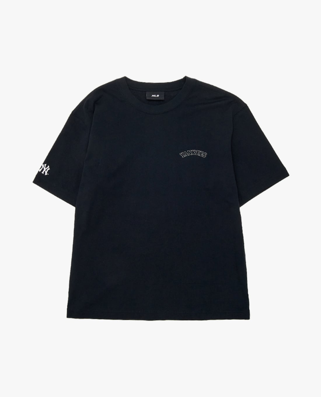 MLB - Áo thun unisex cổ tròn tay ngắn in logo