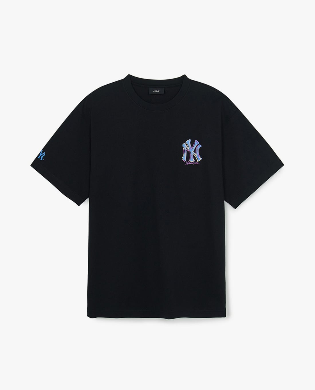 MLB - Áo thun unisex cổ tròn tay ngắn phối logo