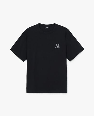  MLB - Áo thun unisex tay ngắn Vintage Denimlike Monogram Big Lux 