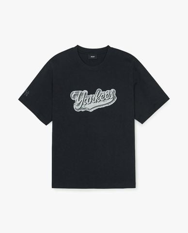  MLB - Áo thun unisex cổ tròn tay ngắn Monogram 