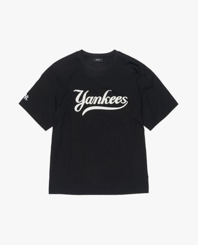  MLB - Áo thun unisex cổ tròn tay ngắn 
