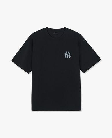  MLB - Áo thun unisex tay ngắn Vintage Letter Print 