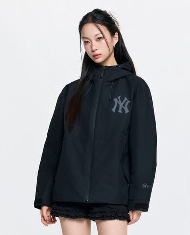  MLB - Áo khoác gió unisex phối mũ Gore Tex 