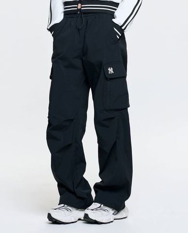  MLB - Quần dài unisex ống rộng Gorpcore 