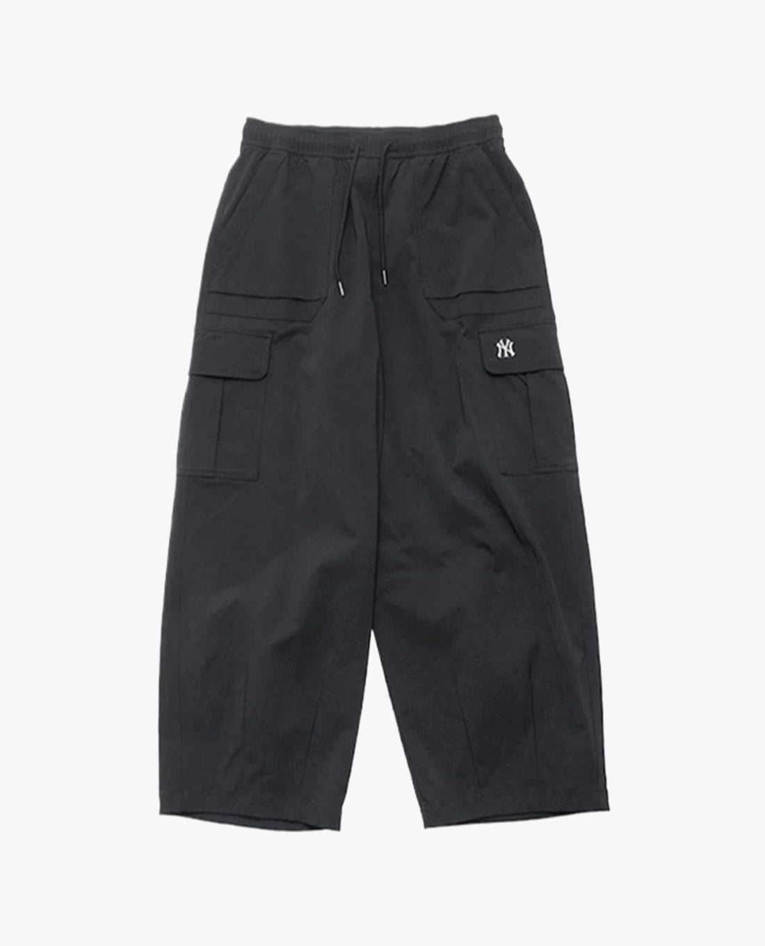 MLB - Quần dài unisex ống rộng túi hộp phối dây rút
