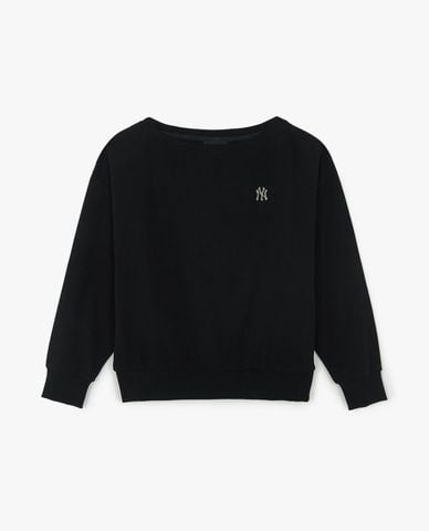  MLB - Áo sweatshirt nữ cổ tròn tay dài New York Yankees 