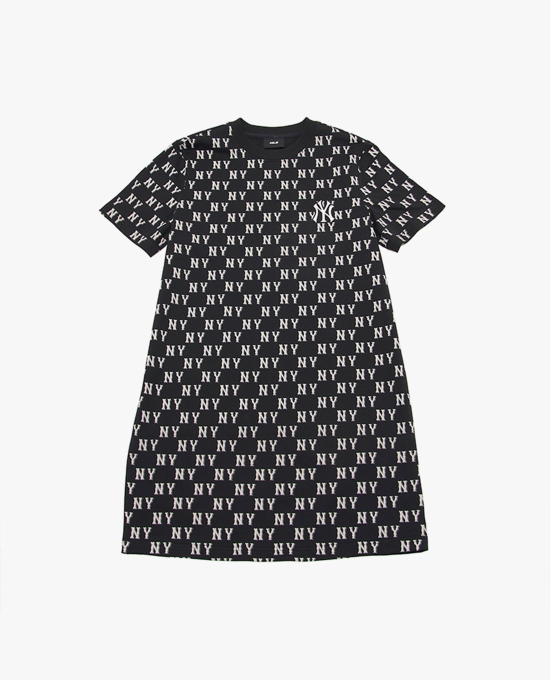 MLB - Đầm mini cổ tròn tay ngắn Classic Monogram