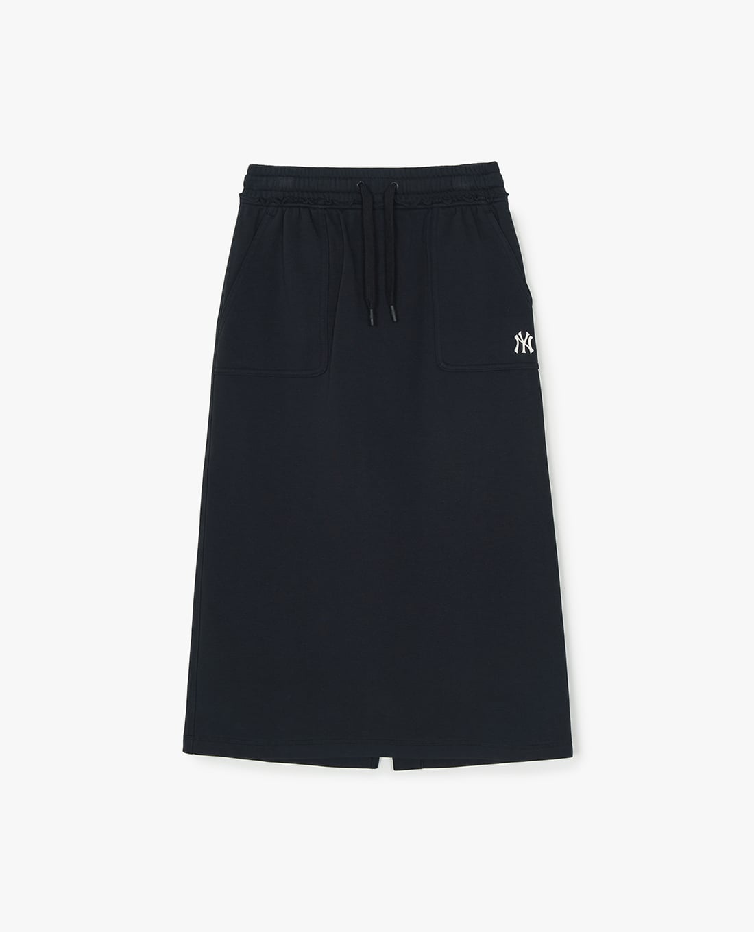 MLB - Chân váy chữ A midi dệt kim