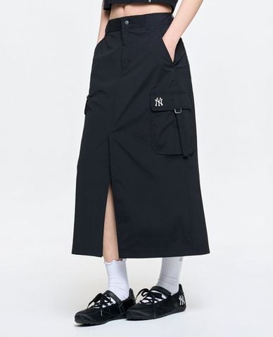  MLB - Chân váy phom suông midi Vintage 