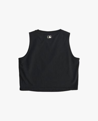  MLB - Áo ba lỗ nữ cổ tròn phom croptop Street Logo 