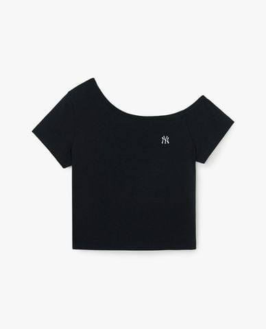  MLB - Áo trễ vai nữ Basic Small Logo 