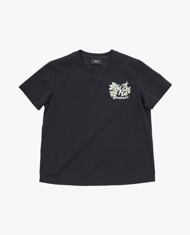  MLB - Áo thun unisex cổ tròn tay ngắn 