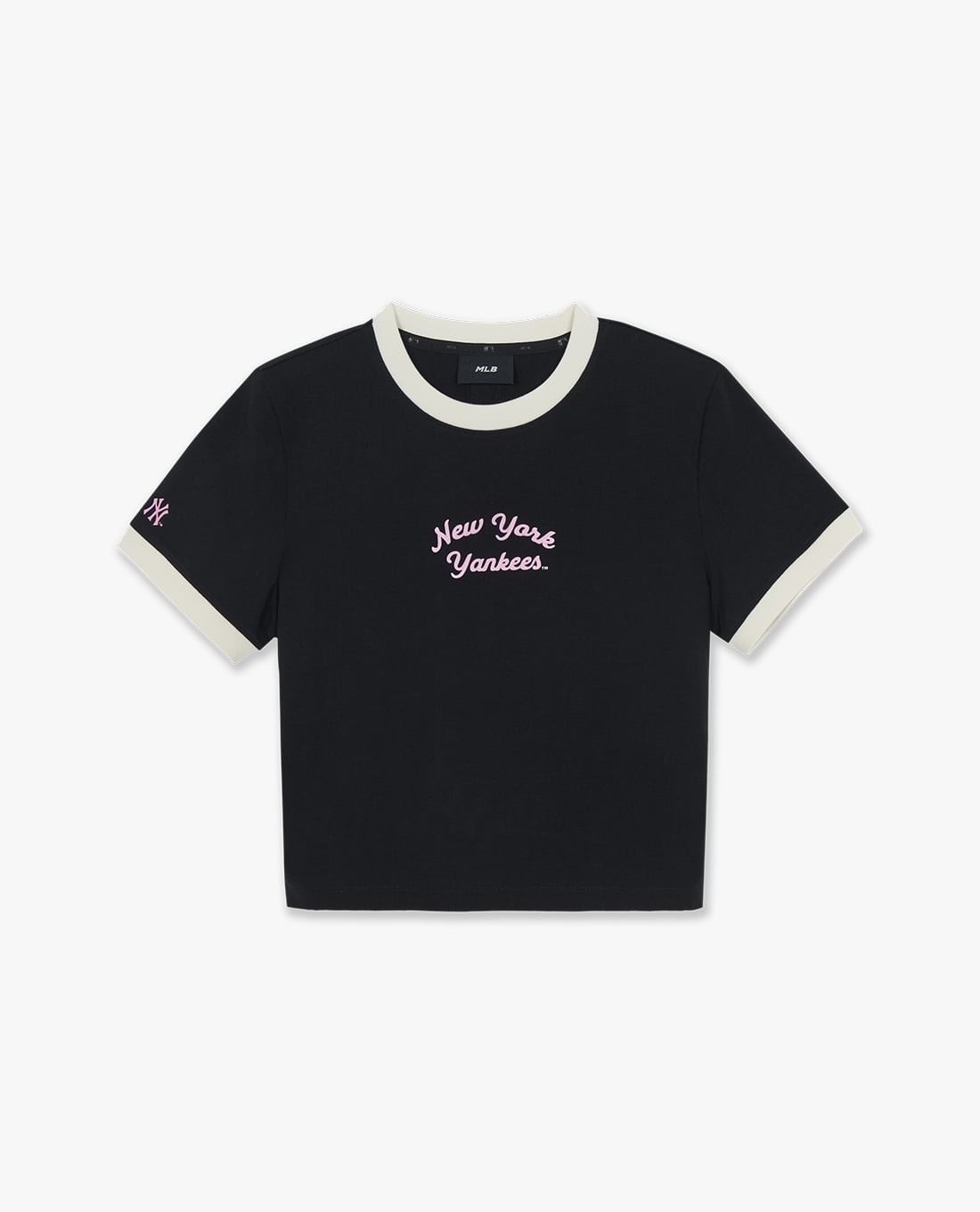 MLB - Áo croptop nữ tay ngắn Sportive Lettering