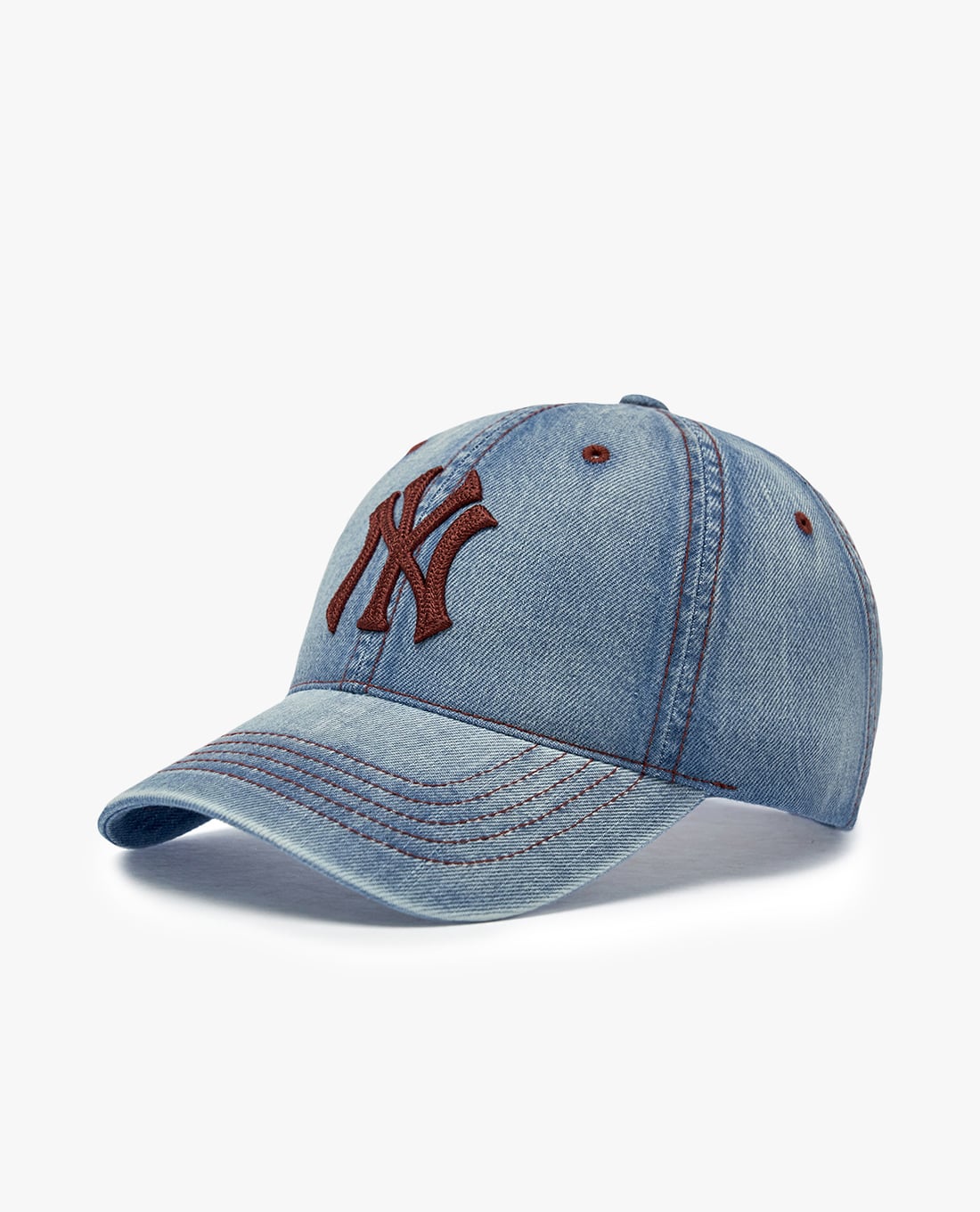 MLB - Nón bóng chày unisex Basic Denim Unstructured