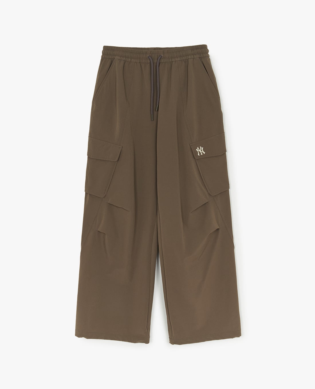 MLB - Quần dài nữ ống rộng lưng thun Gofcore Brushed