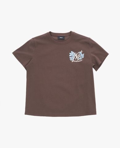  MLB - Áo thun unisex cổ tròn tay ngắn 