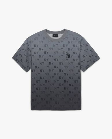  MLB - Áo thun unisex cổ tròn tay ngắn Monogram 