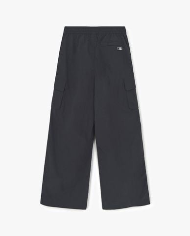  MLB - Quần nữ ống rộng lưng thun Gorpcore 