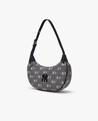  MLB - Túi đeo vai nữ Classic Monogram Vintage Denim 