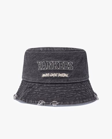  MLB - Nón bucket unisex Denim Embossed 