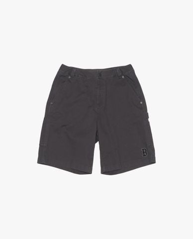  MLB - Quần short unisex ngang gối phối logo 