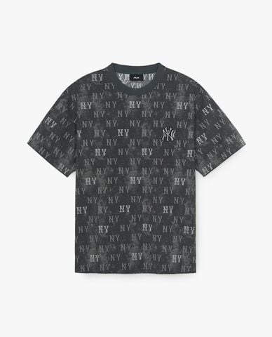  MLB - Áo thun unisex cổ tròn tay ngắn Monogram 