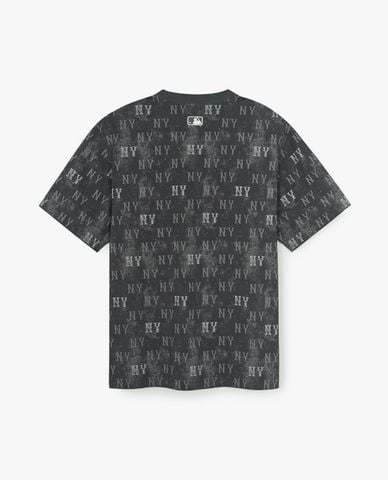  MLB - Áo thun unisex cổ tròn tay ngắn Monogram 