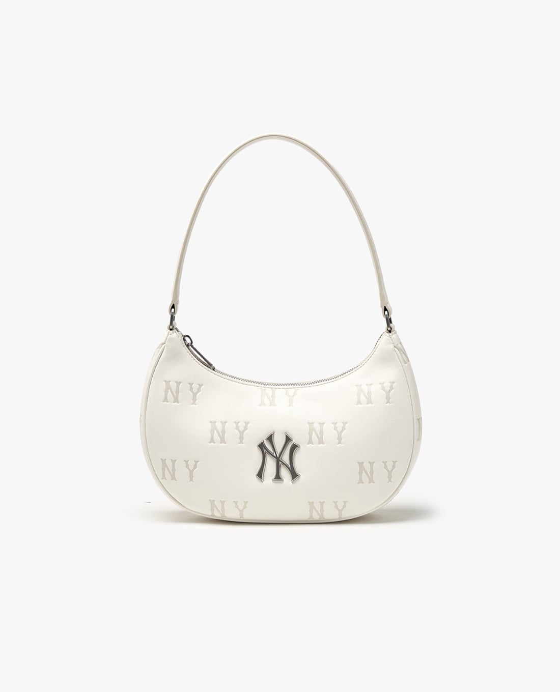 MLB - Túi đeo vai nữ hình bán nguyệt Classic Monogram