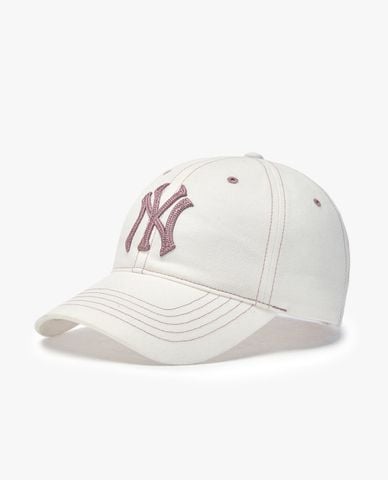  MLB - Nón bóng chày unisex Basic Denim Unstructured 