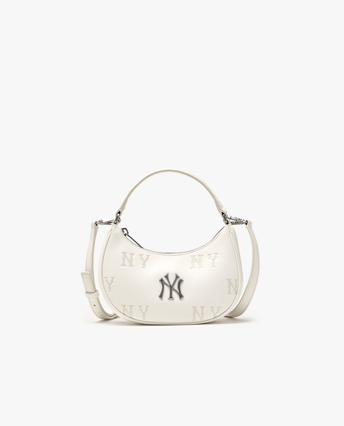 MLB - Túi đeo chéo nữ hình bán nguyệt Classic Monogram Mini