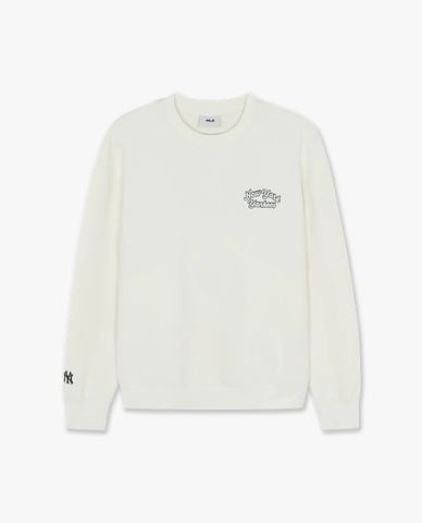  MLB - Áo sweatshirt unisex Basic Small Lettering Logo 