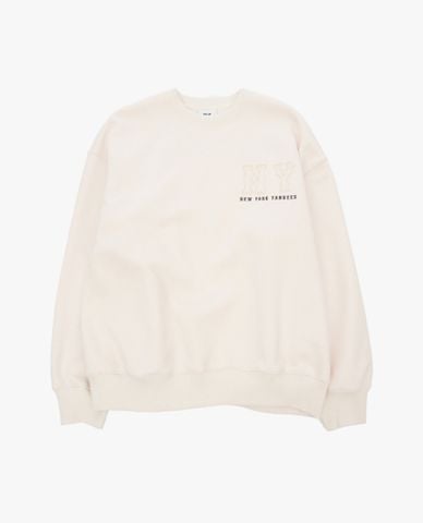  MLB - Áo sweatshirt unisex cổ tròn tay dài 