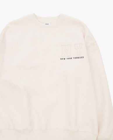  MLB - Áo sweatshirt unisex cổ tròn tay dài 