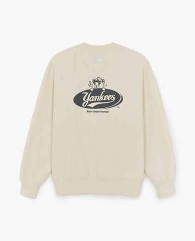  MLB - Áo sweatshirt unisex cổ tròn tay dài Street Mega Bear 