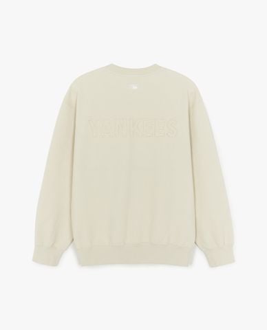  MLB - Áo sweatshirt nam cổ tròn Tonton Monogram Jacquard 